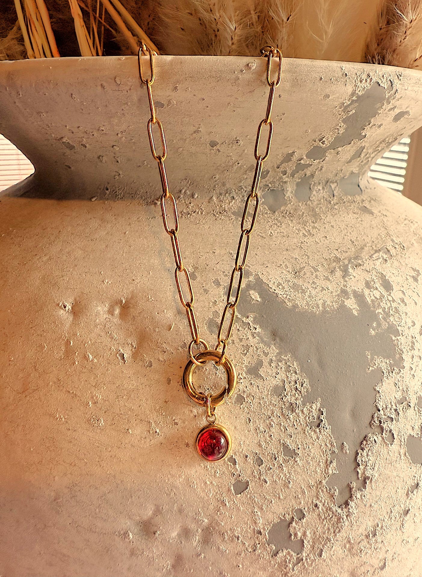 Circle Charm Necklace